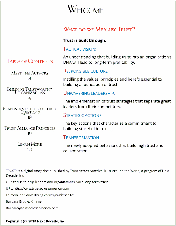 Table of Contents